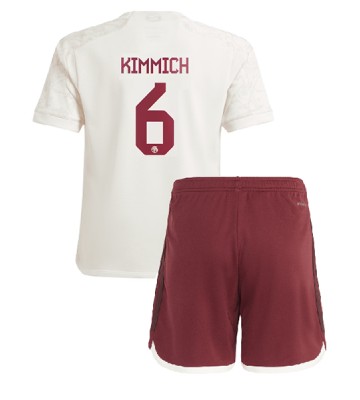 Bayern Munich Joshua Kimmich #6 Koszulka Trzecich Dziecięca 2023-24 Krótki Rękaw (+ Krótkie spodenki)